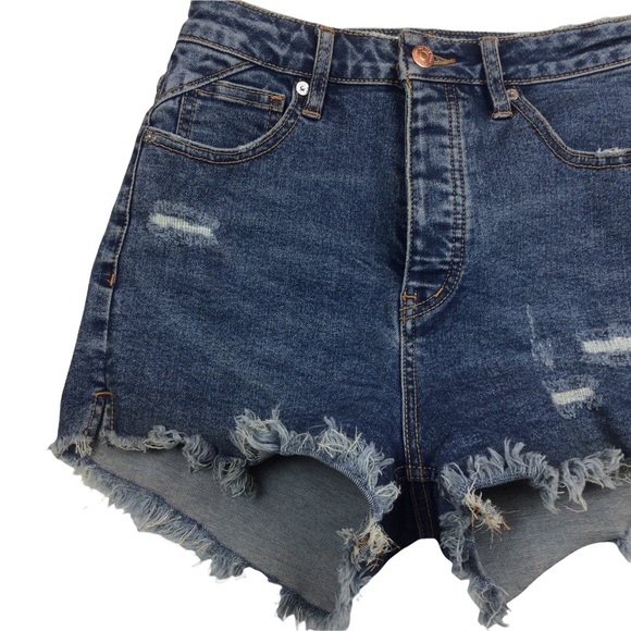 We The Free Denim Button-fly Shorts - Picture 5 of 9